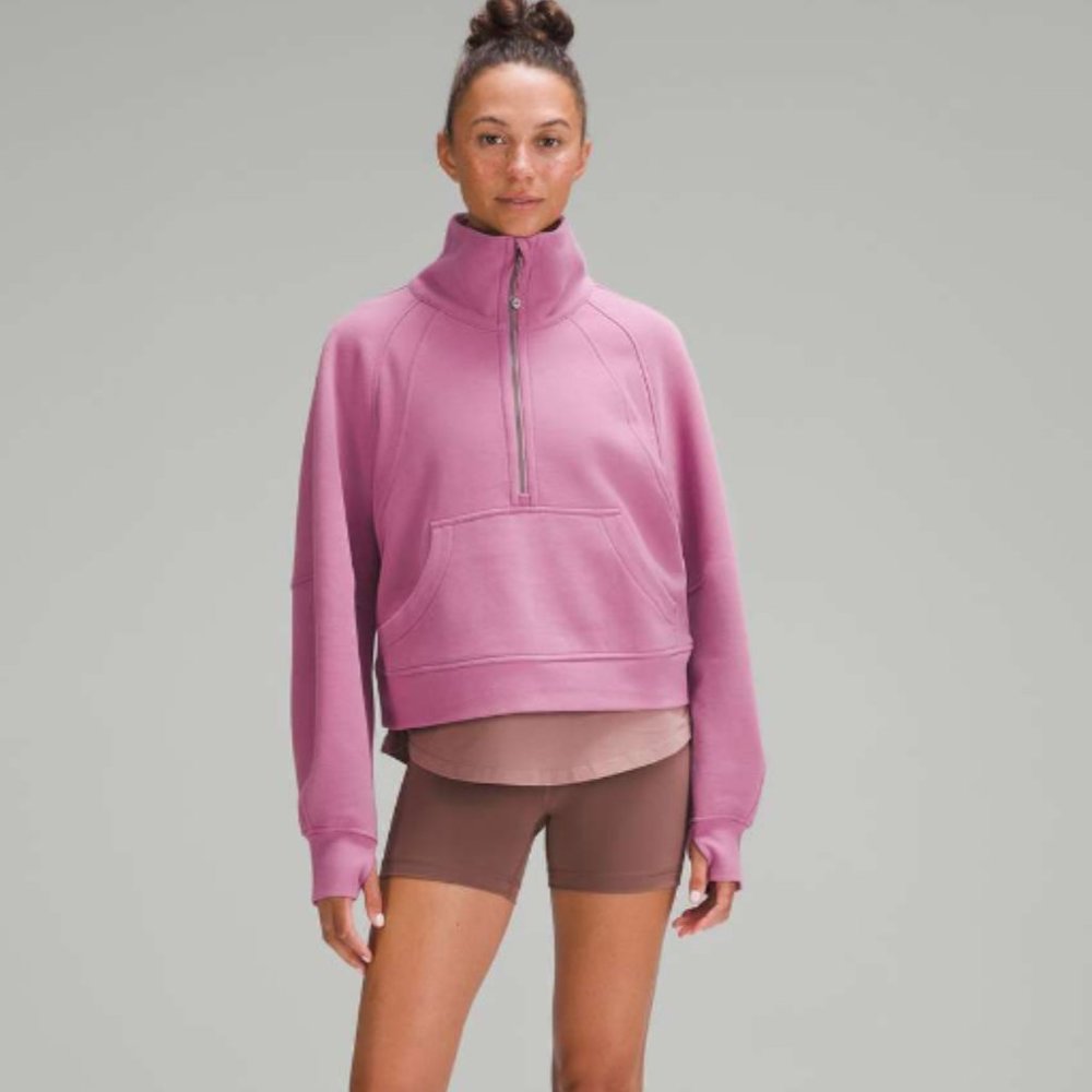 Lululemon  Scuba Oversized Funnel-Neck Half Zip